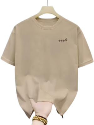 Camiseta "Life Rhythm" – Beige Arena